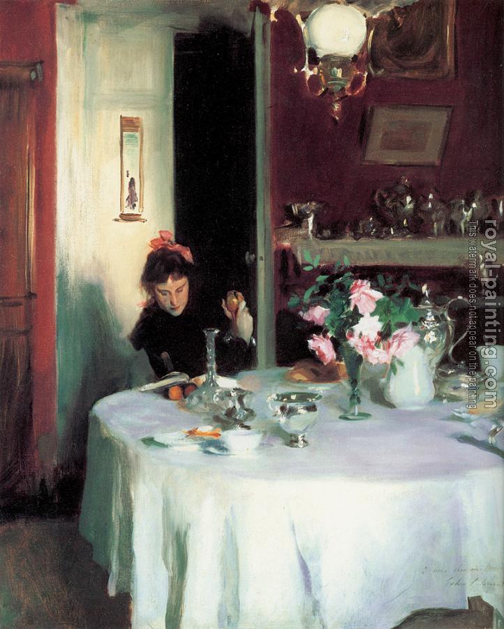 John Singer Sargent : The Breakfast Table
